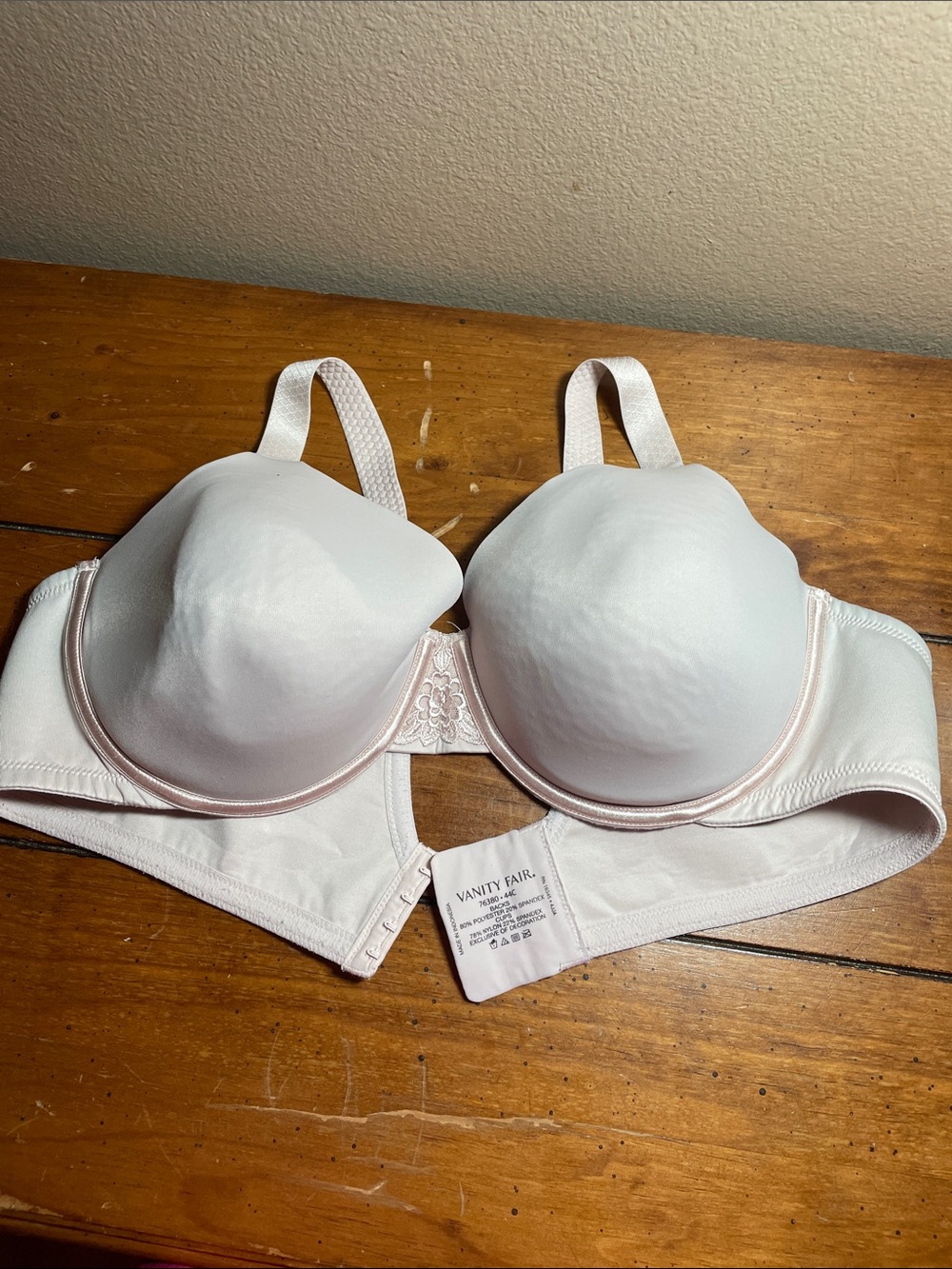 Vanity Fair Pale Pink Smooth Molded T-Shirt Bra
